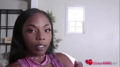 Sistercums ebony stepsis banged video porno